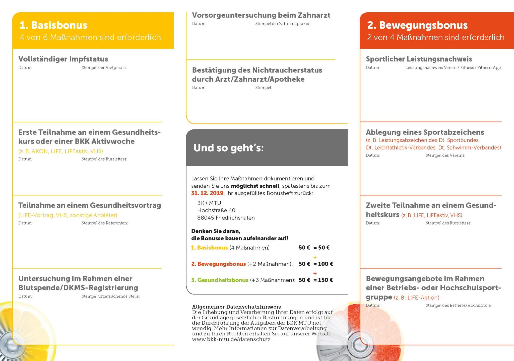 BKK_MTU_Bonusheft_Erwachsene 2019_Download_Seite_2 - BKK MTU - Ihre
