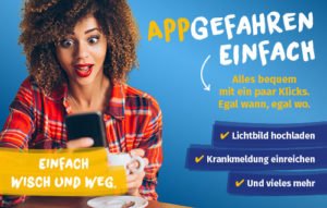 bewegt-Magazin Cover: Frau mit Smartphone