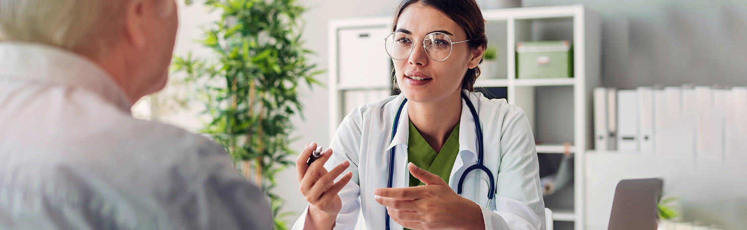 doctor in consultation room